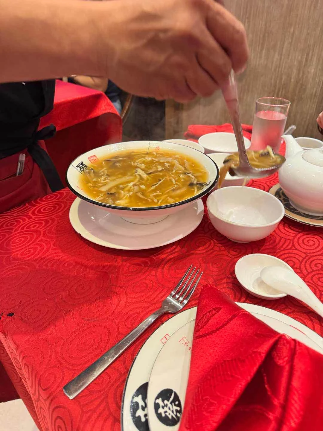 Fish lip soup