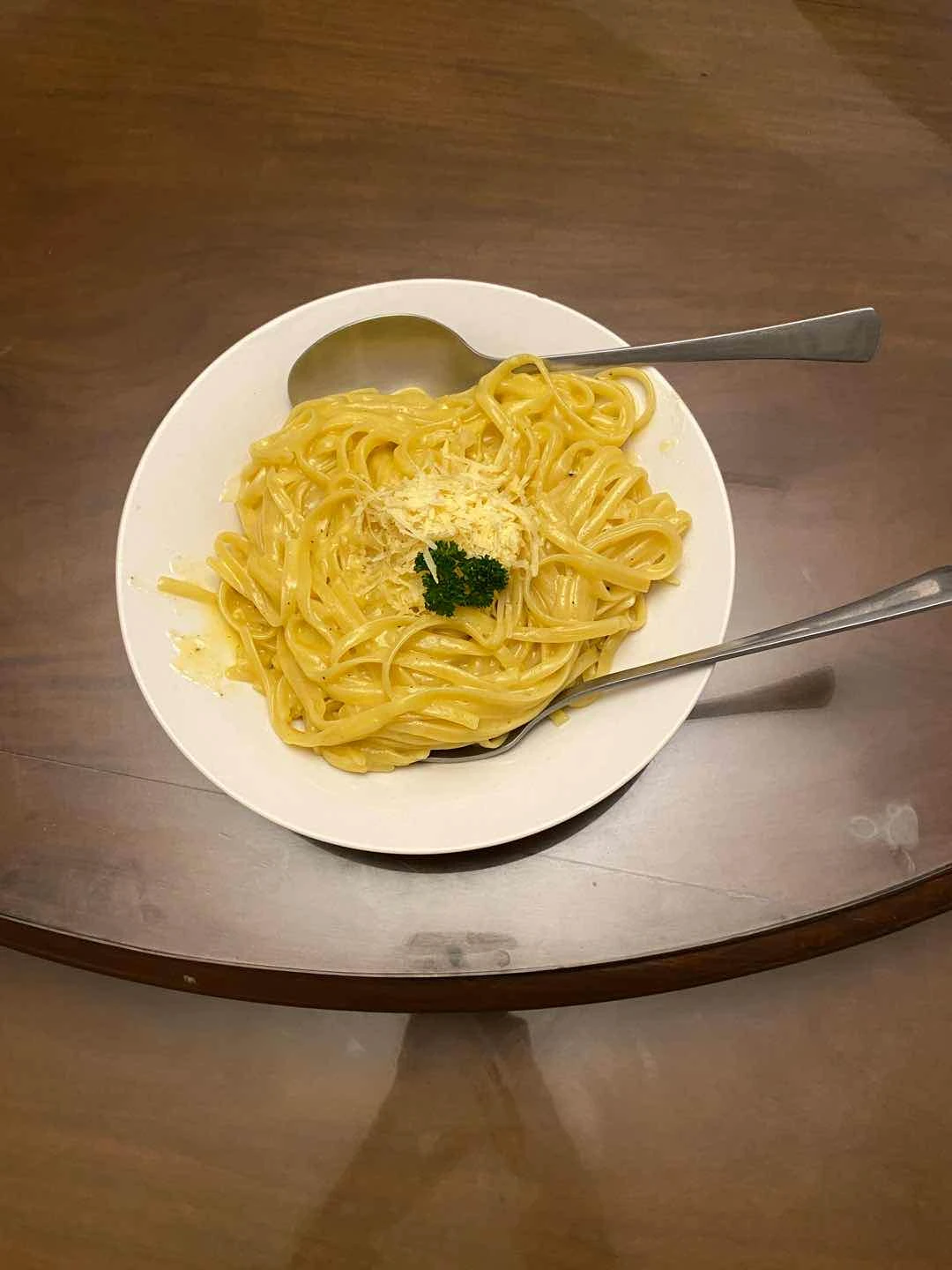 Pasta in Egg and Truffle Oil