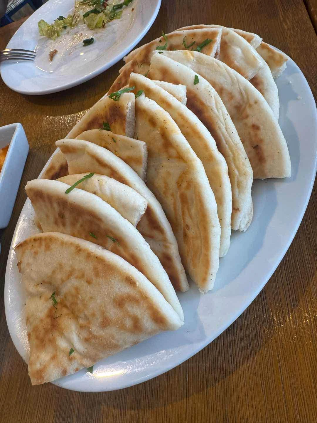Bread from 5 dip sampler