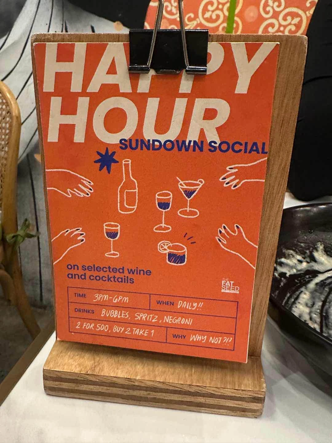 Happy Hour of The Fat Seed Cafe + Roastery