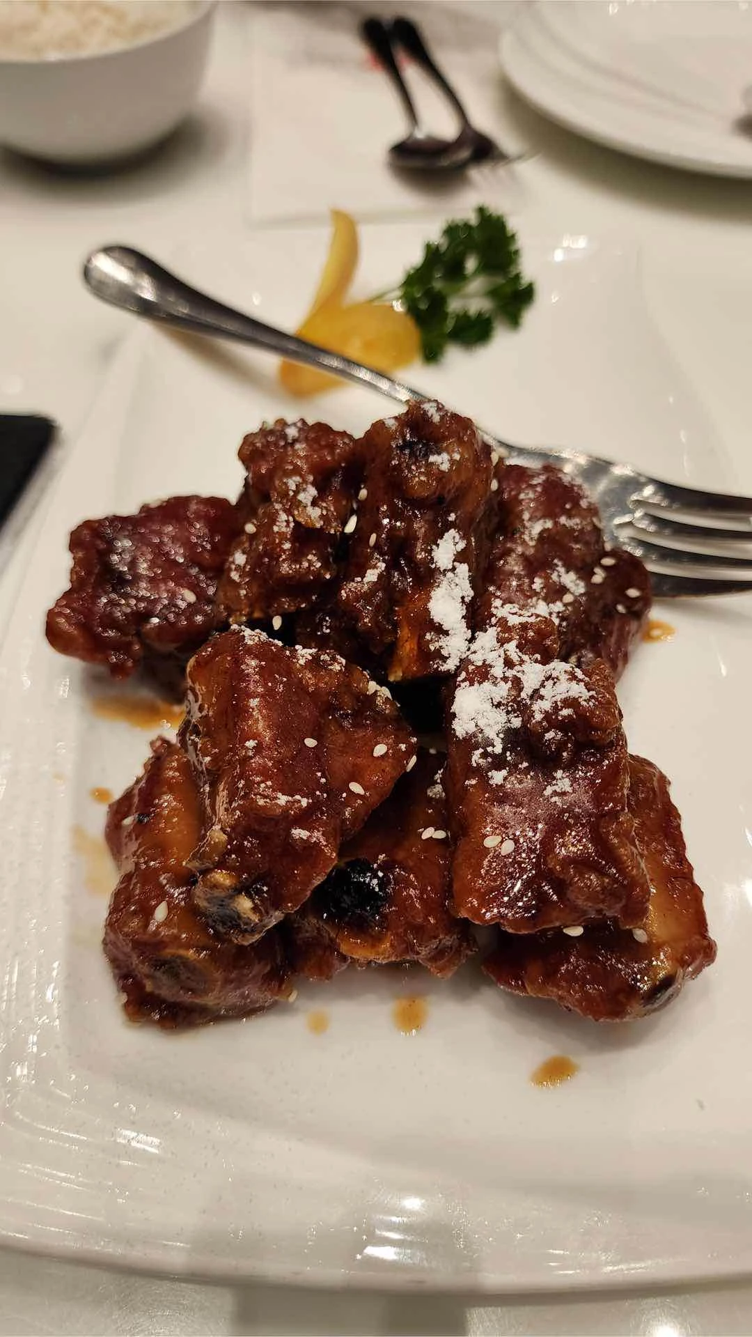 Pork Spareribs with plum sauce