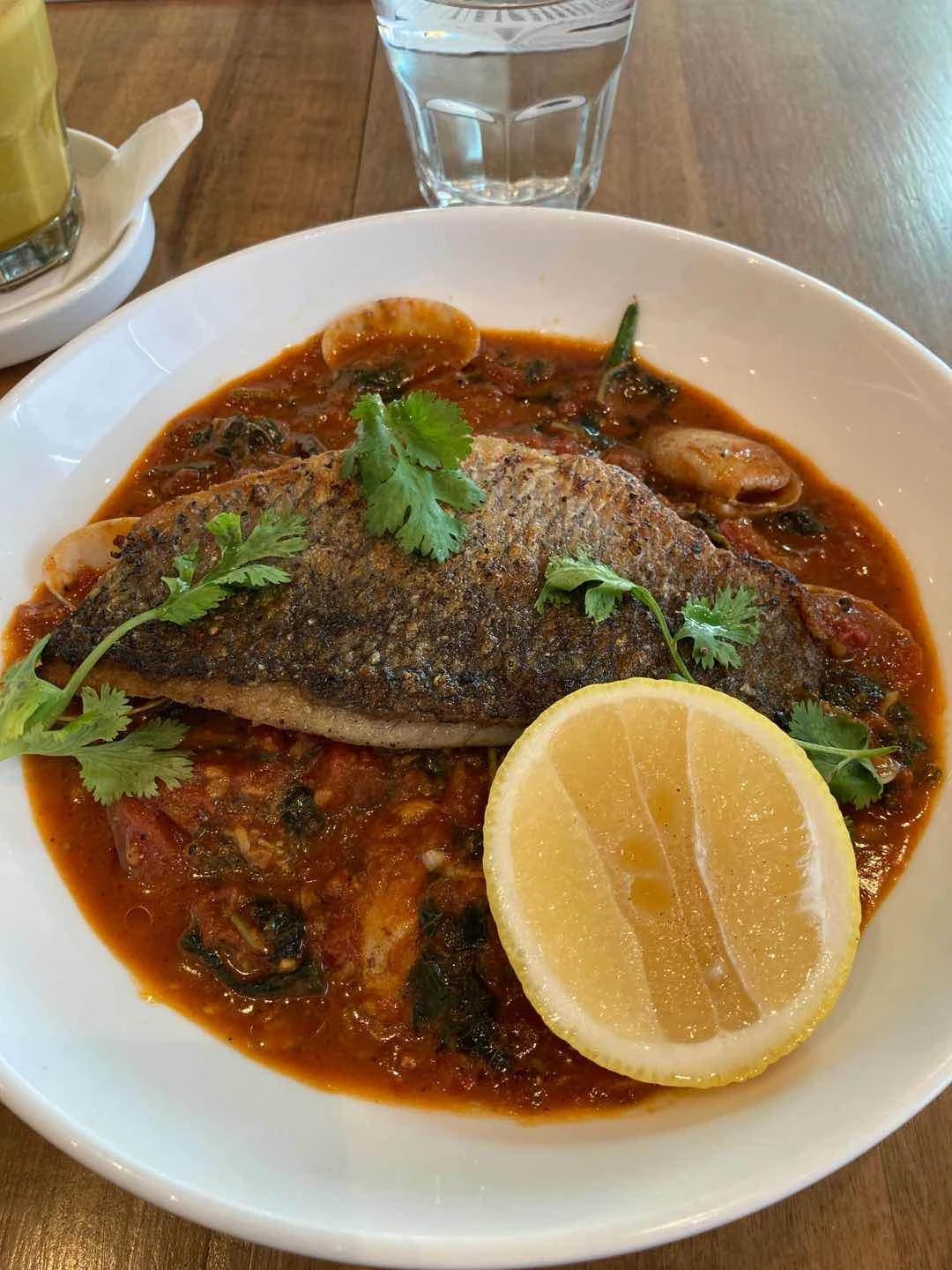 Pan Seared Seabass of ABACA BAKING COMPANY