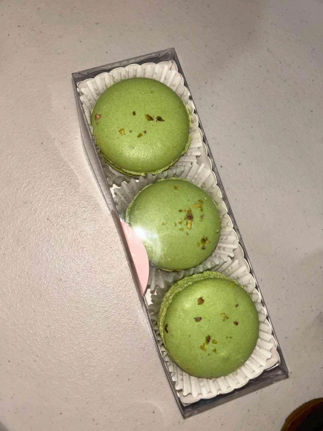 Pistachio Macarons