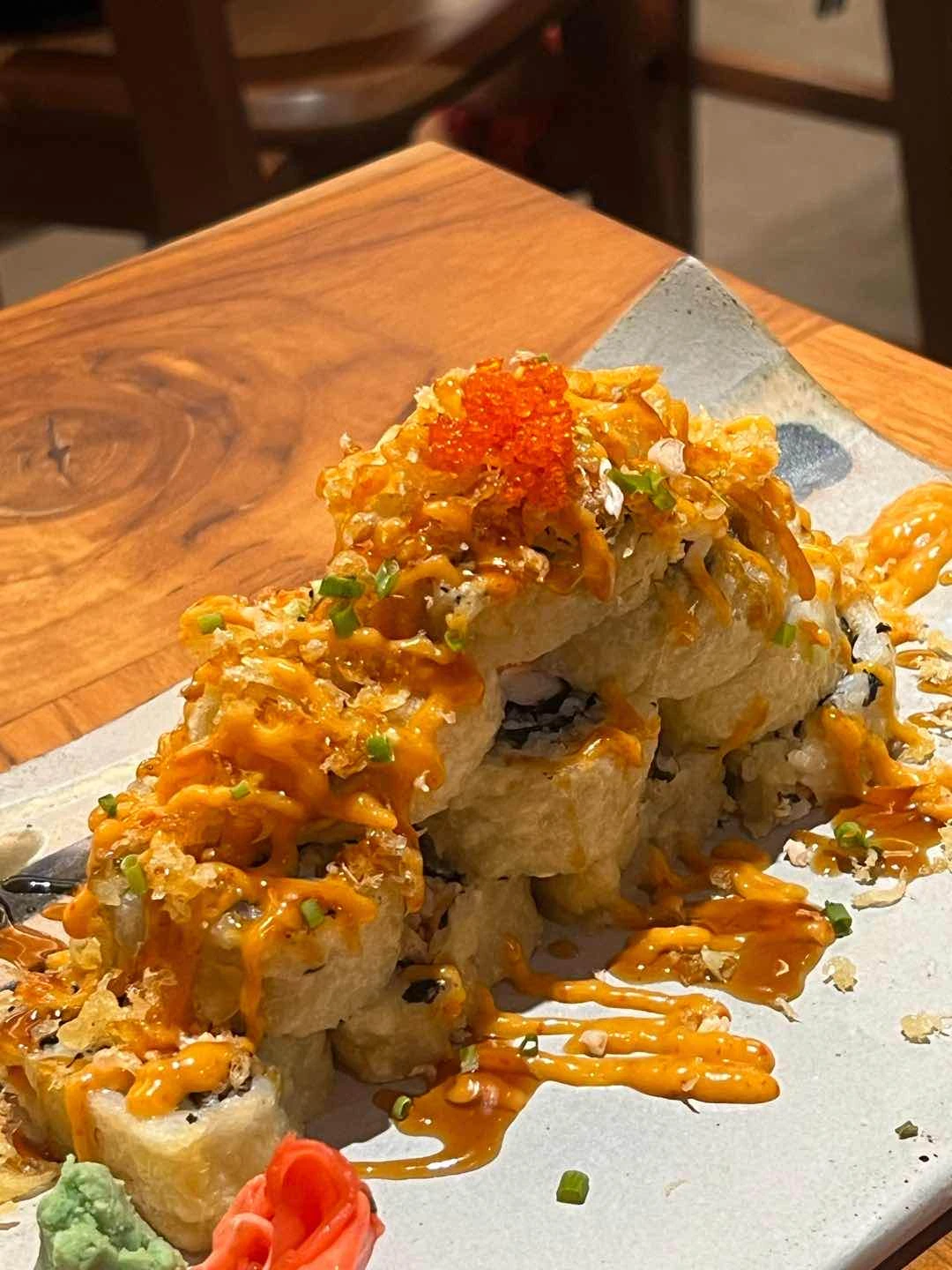 volcano roll of Yugen Japanese Restaurant