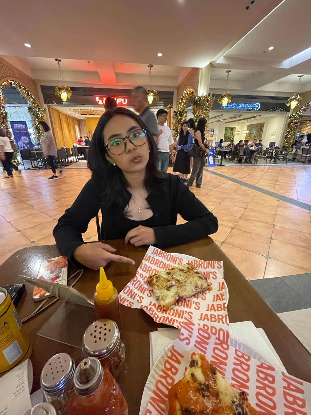 bleu job and the amboy of Jabroni’s NYC Pizza - Makati