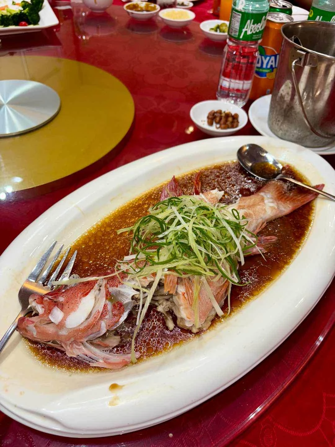 Steamed fish