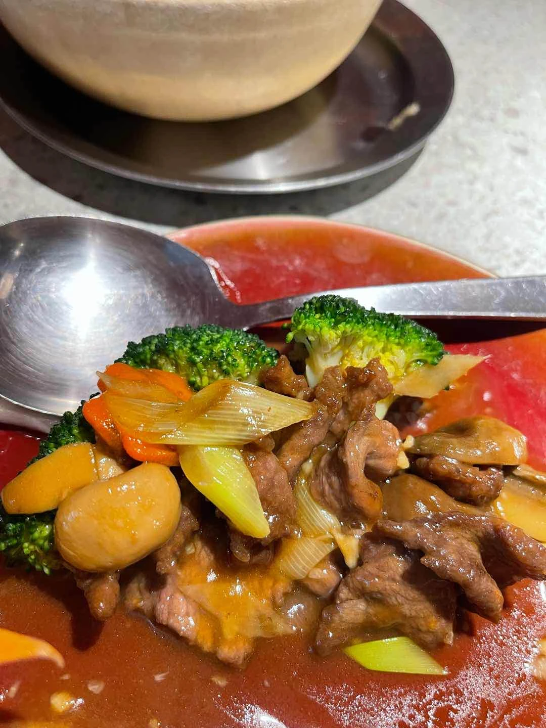 Beef with broccoli 