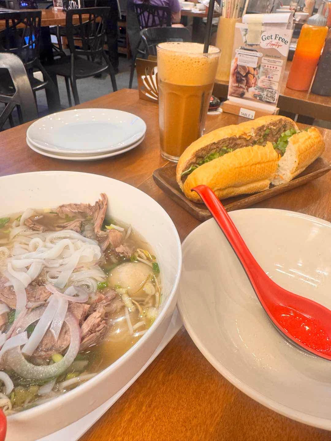 BANH MI AND BEEF PHO