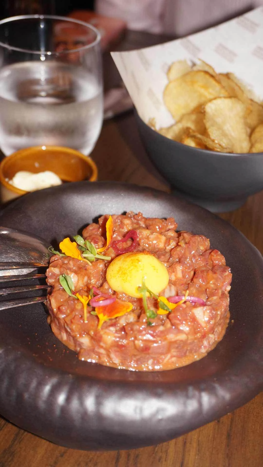 Beef tartare of Gordon Ramsay Bar & Grill
