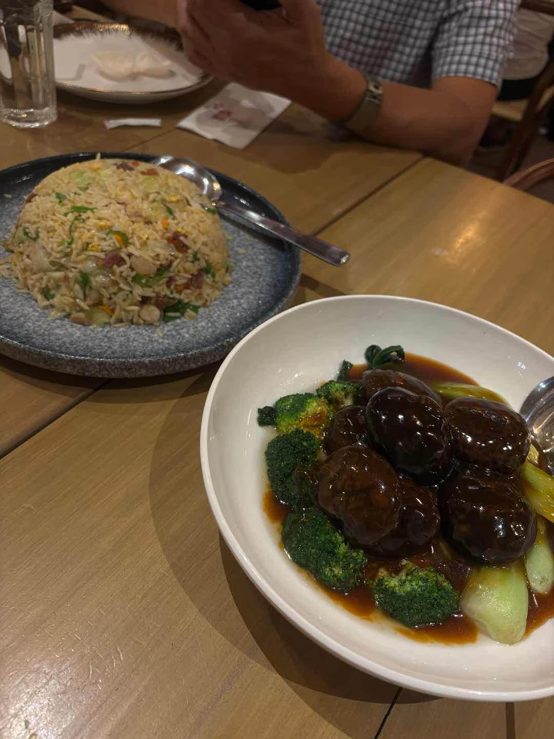 yangchow fried rice, abalone