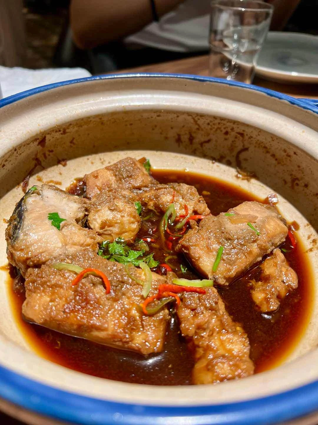 Smoked Fish Caramel Donabe