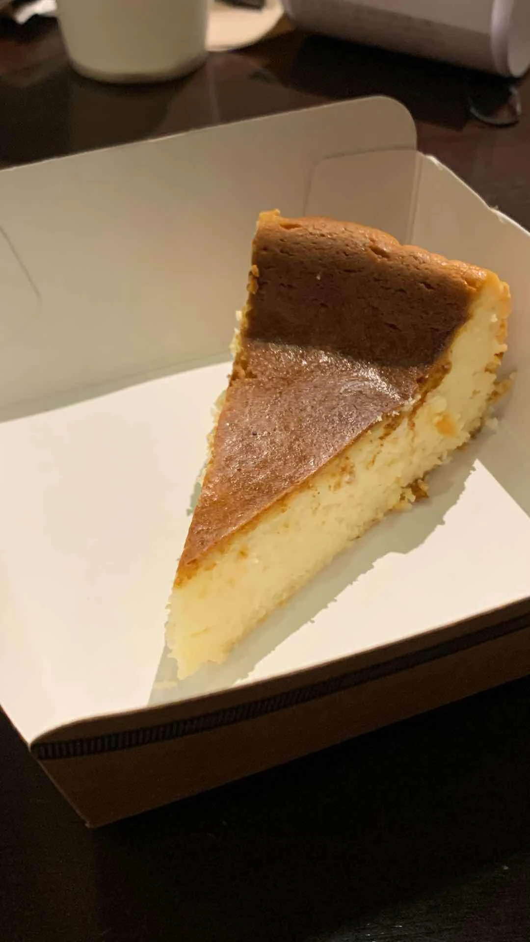 Burnt basque cheescake