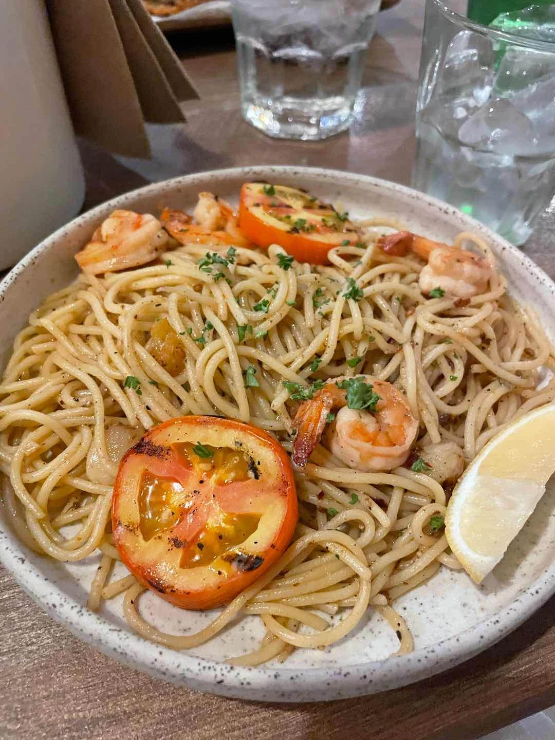 Shrimp Aglio Olio