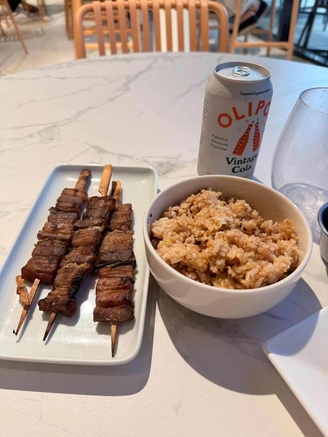 Pork Belly with Onion and Brown Steak Rice
