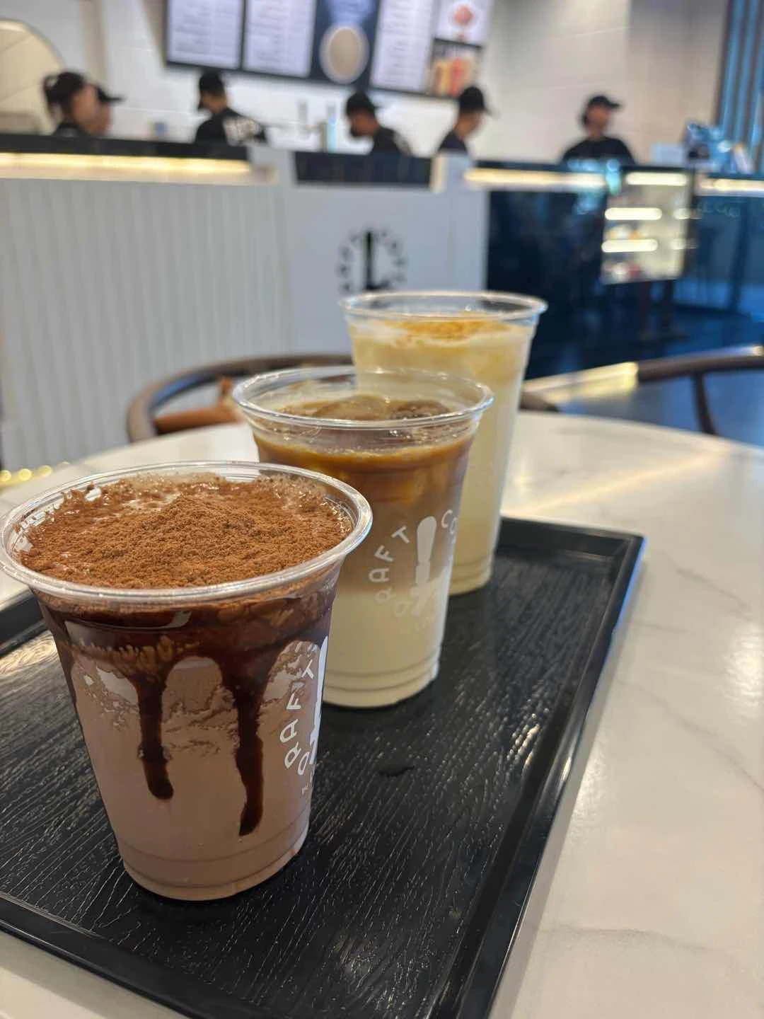 Iced Chocolate, Coffee, Cereal Milk