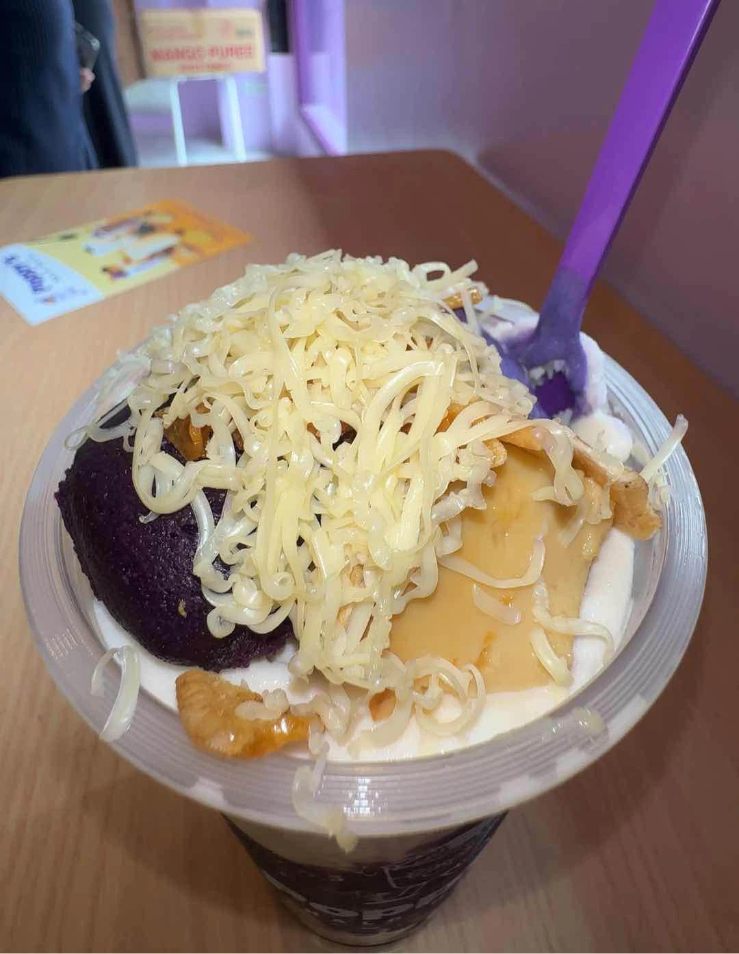 cheese halo halo