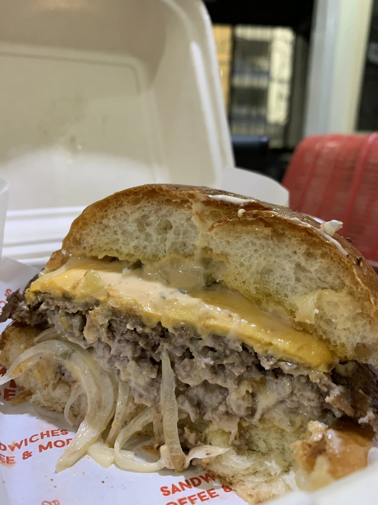 Cheeseburger cross-section