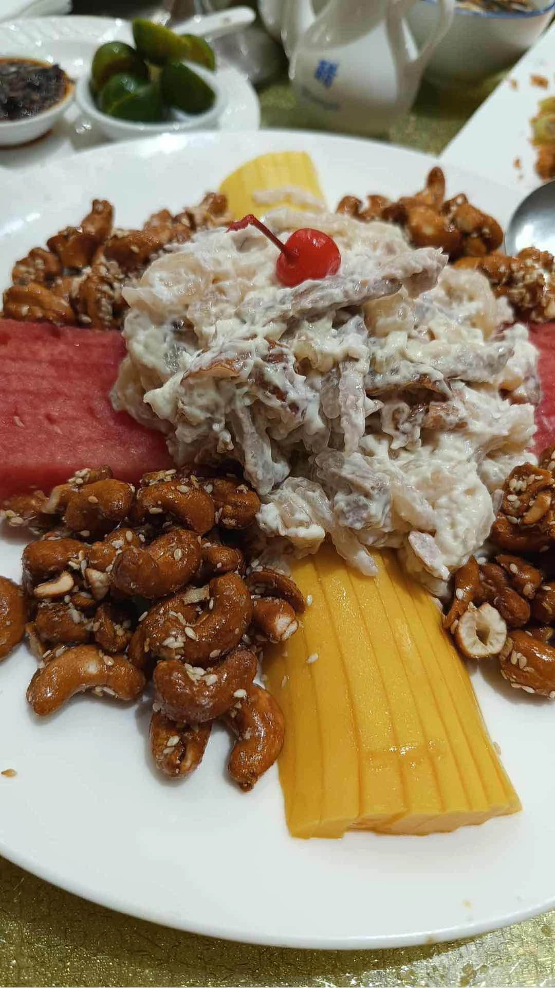 Duck Fruits Salad