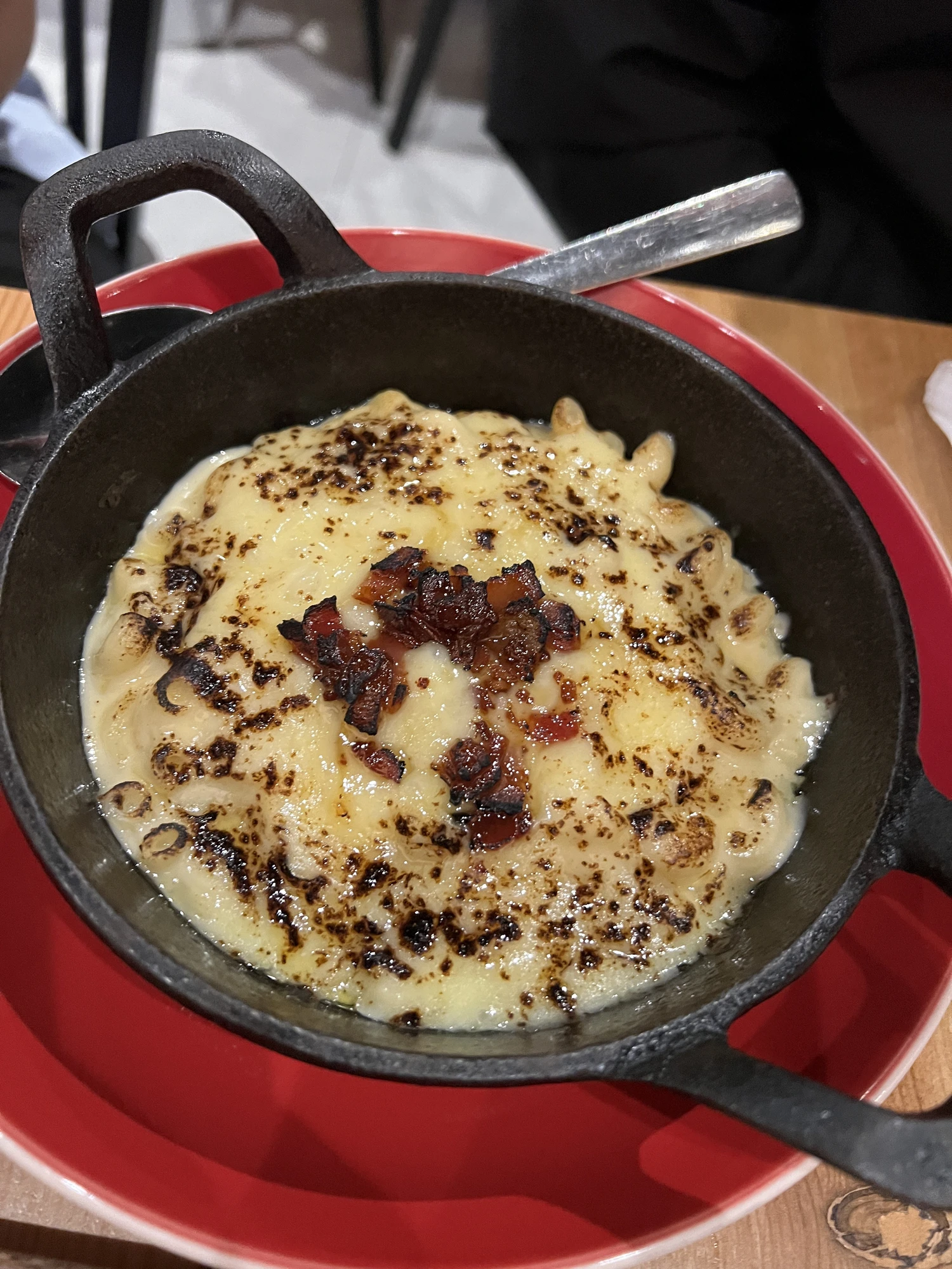 Too smoky, good with the chicken