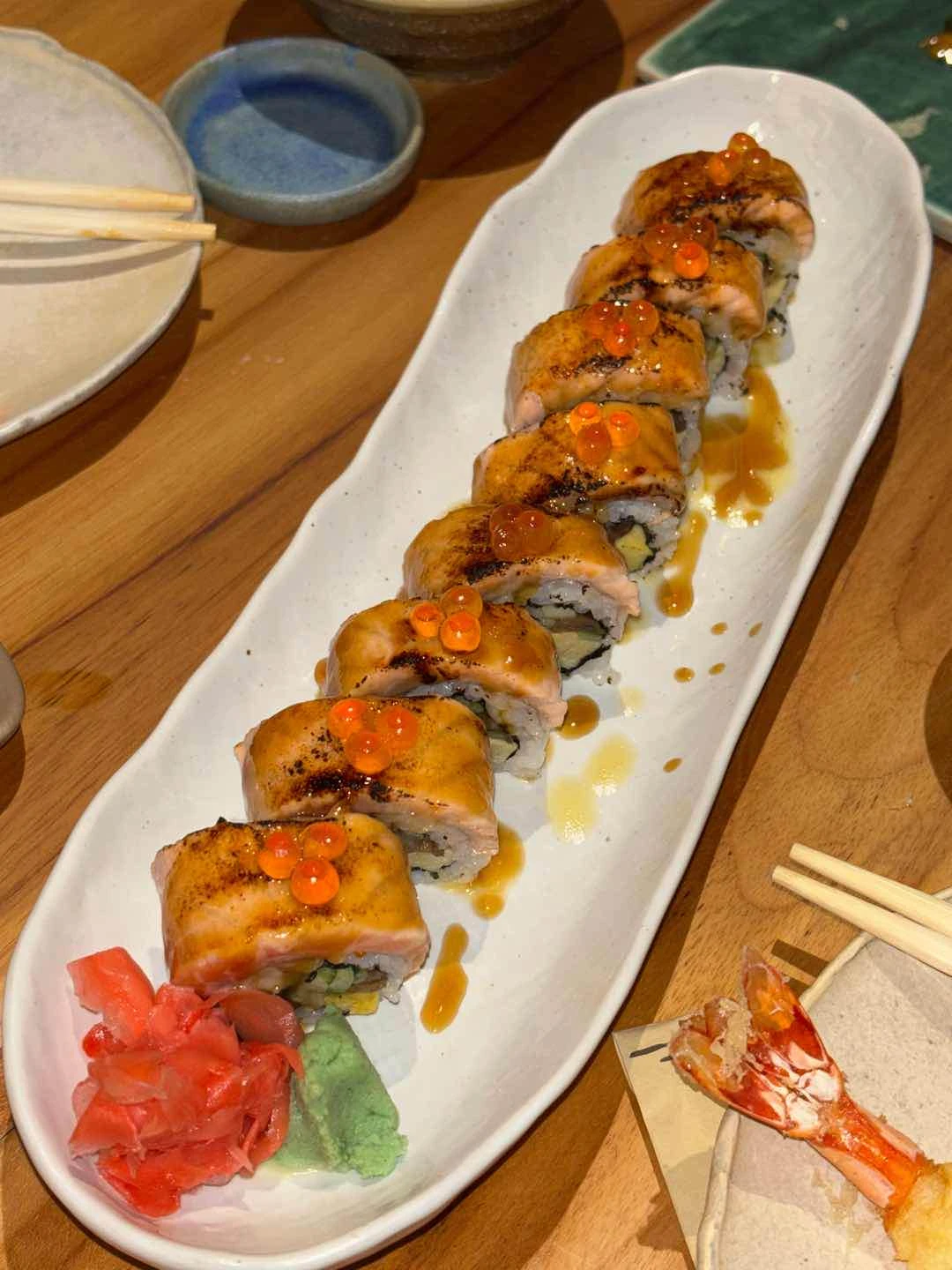 Salmon Aburi