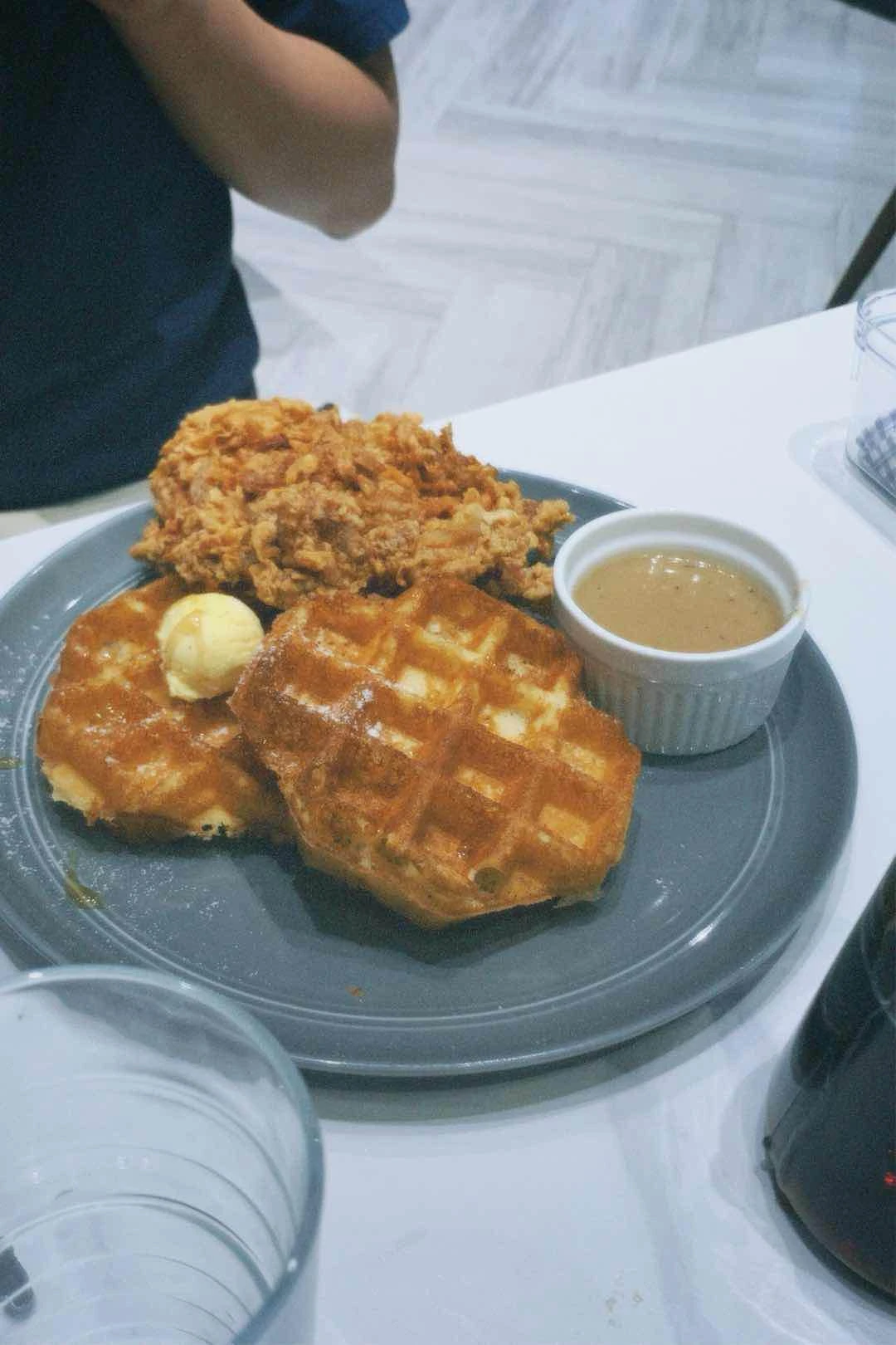 — famous chicken & waffles of Famous Country Waffles