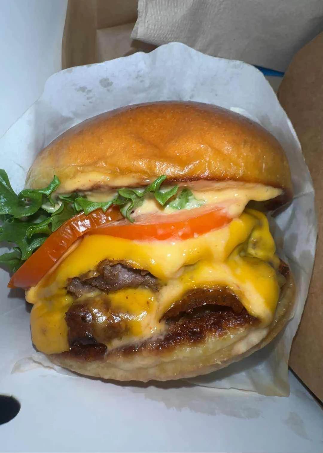 double cheese burger