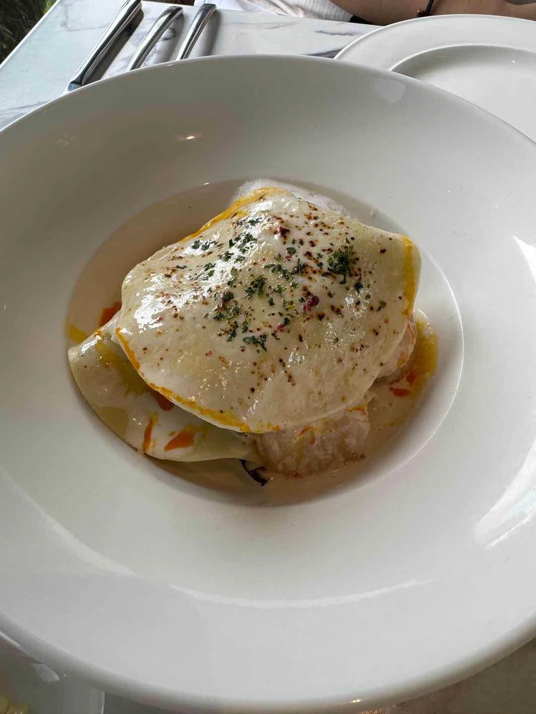 Seafood Open Lasagne