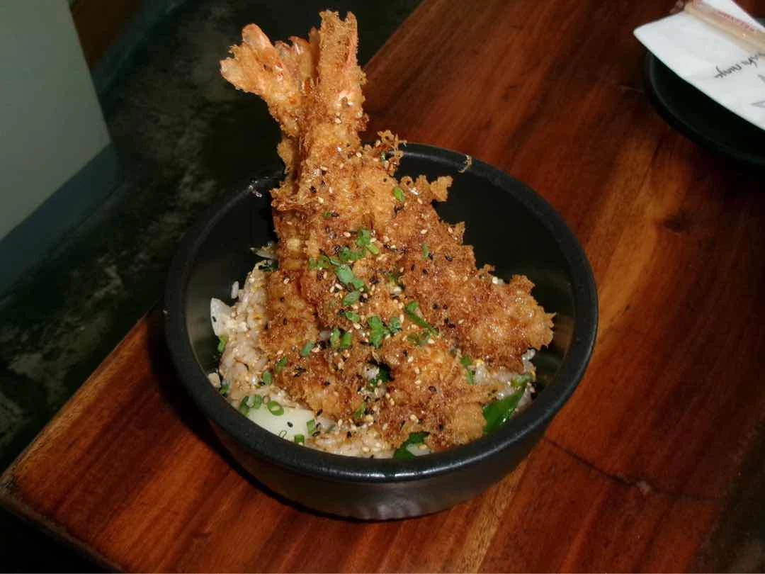 tendon bowl of Sushi Ninja