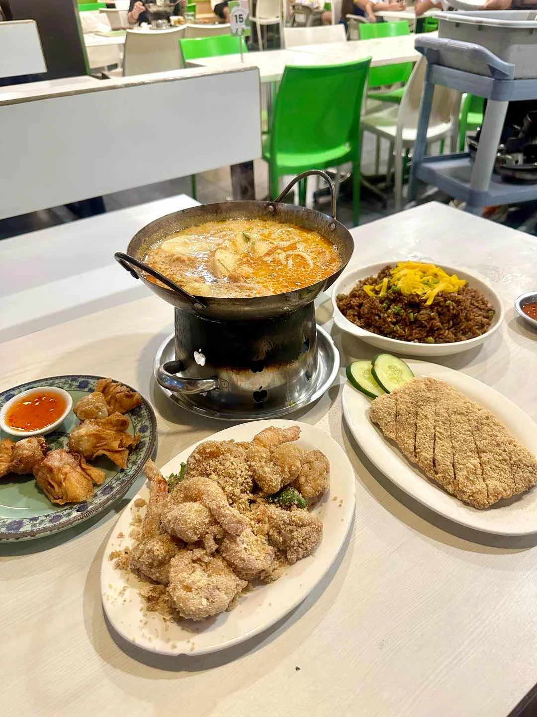 Laksa & Cereal Shrimp 💯 of Bugis Singapore Street Food