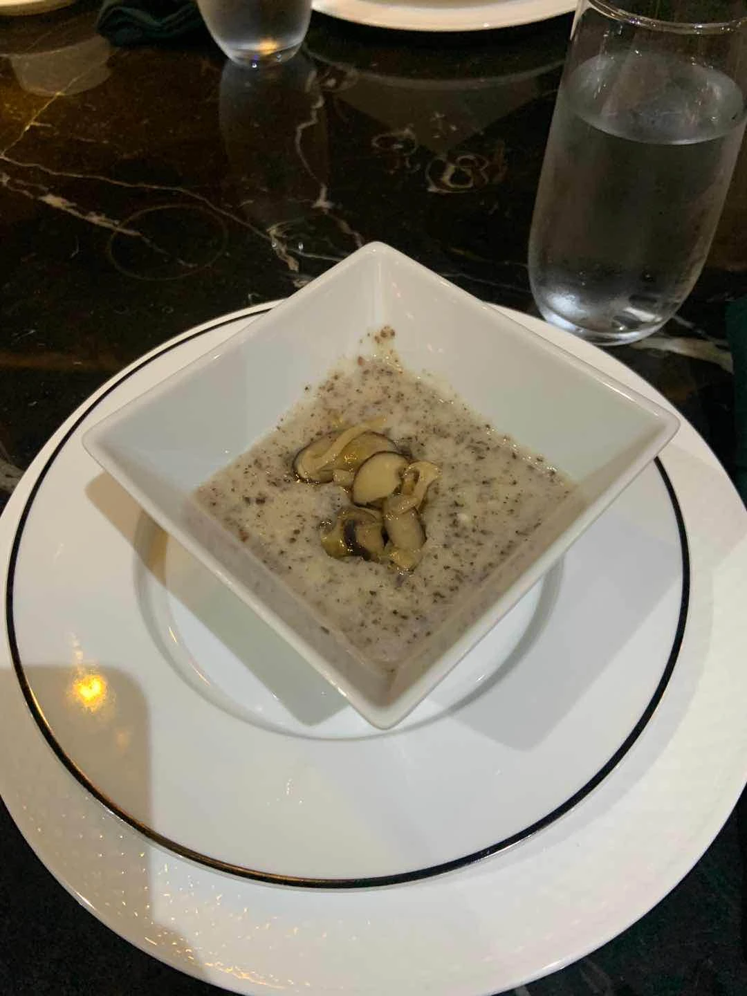 Wild mushroom soup