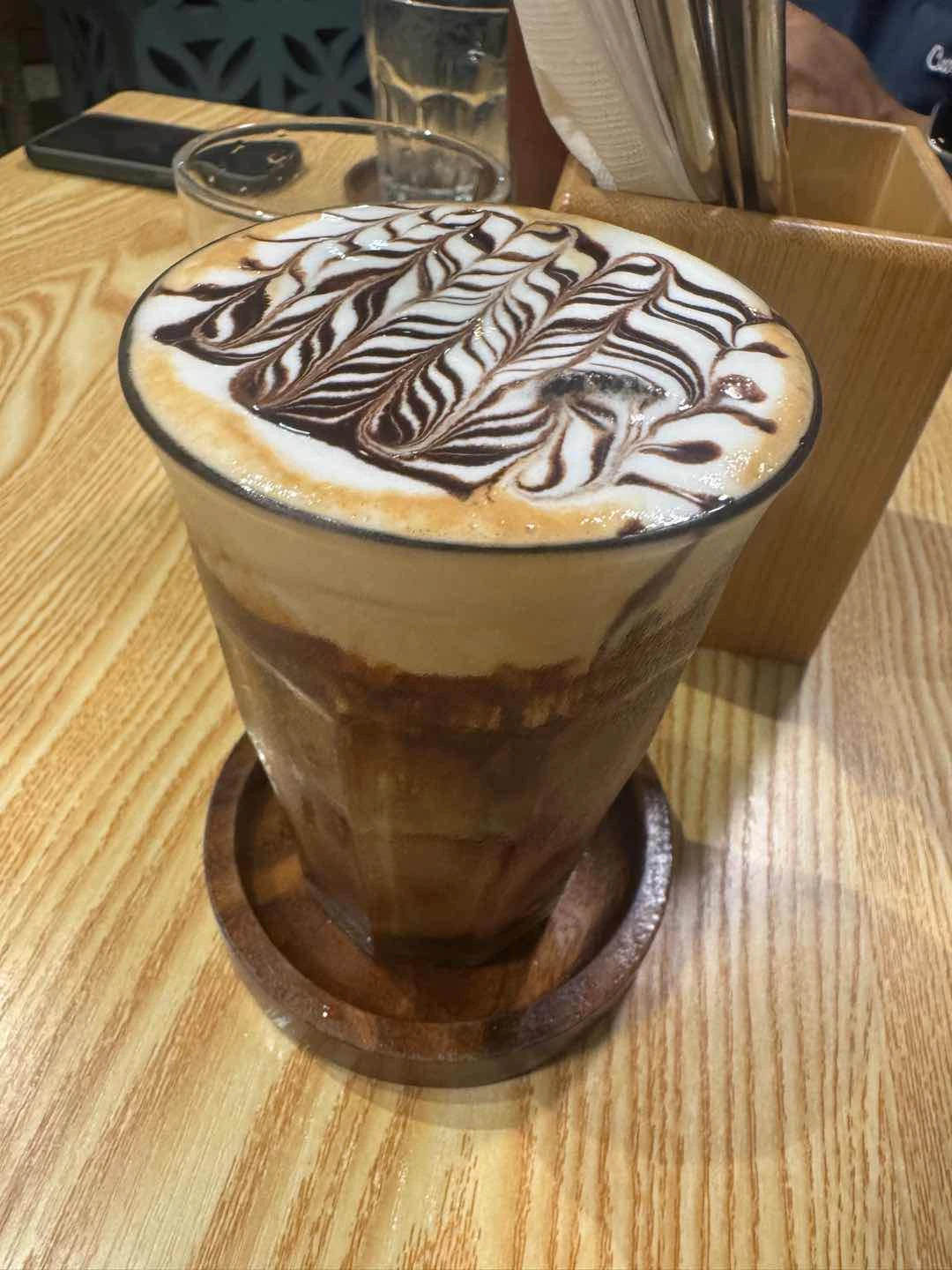 nutella sea salt latte