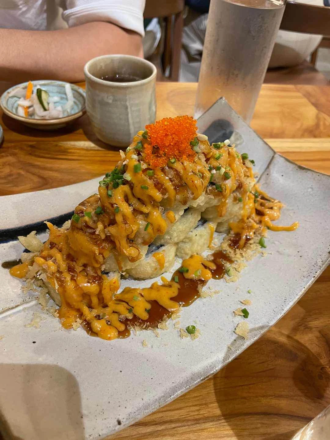 volcano rolls of Yugen Japanese Restaurant