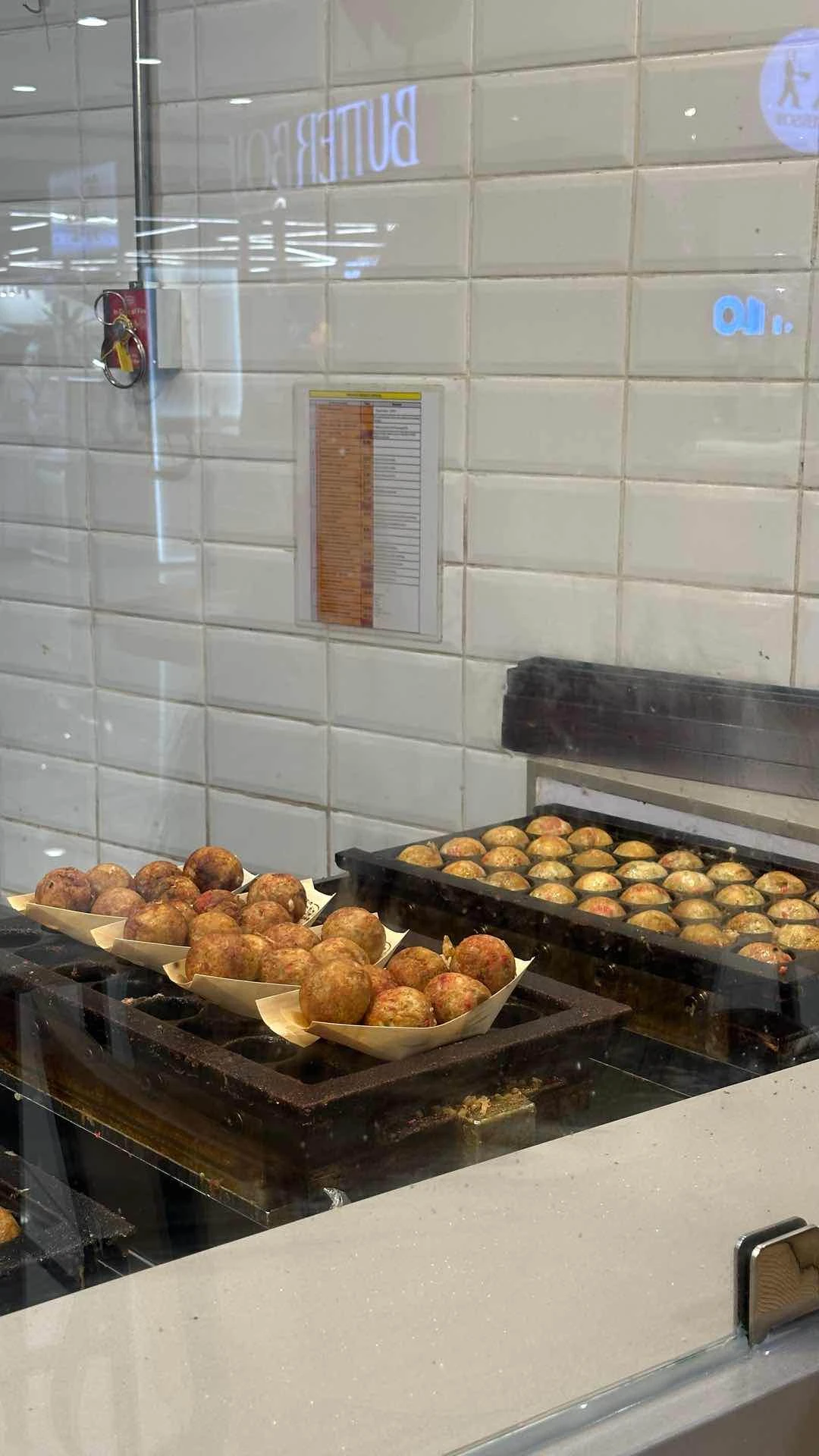 They cook the takos in advance so it will not be served freshly cooked