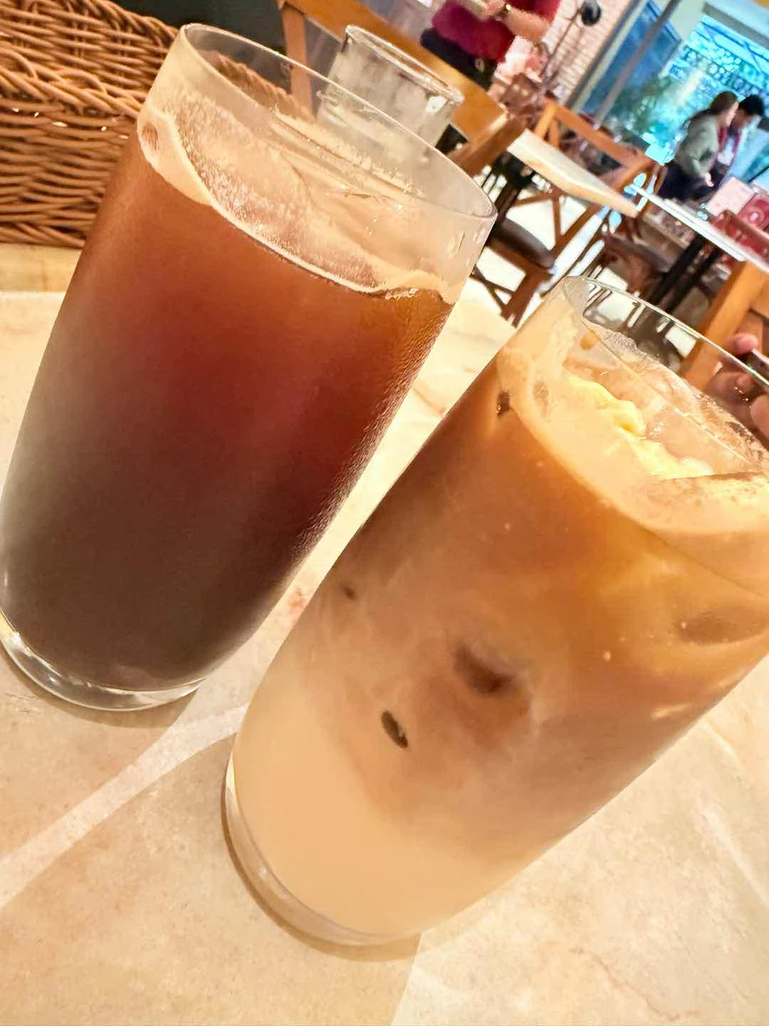 Americano and sea salt