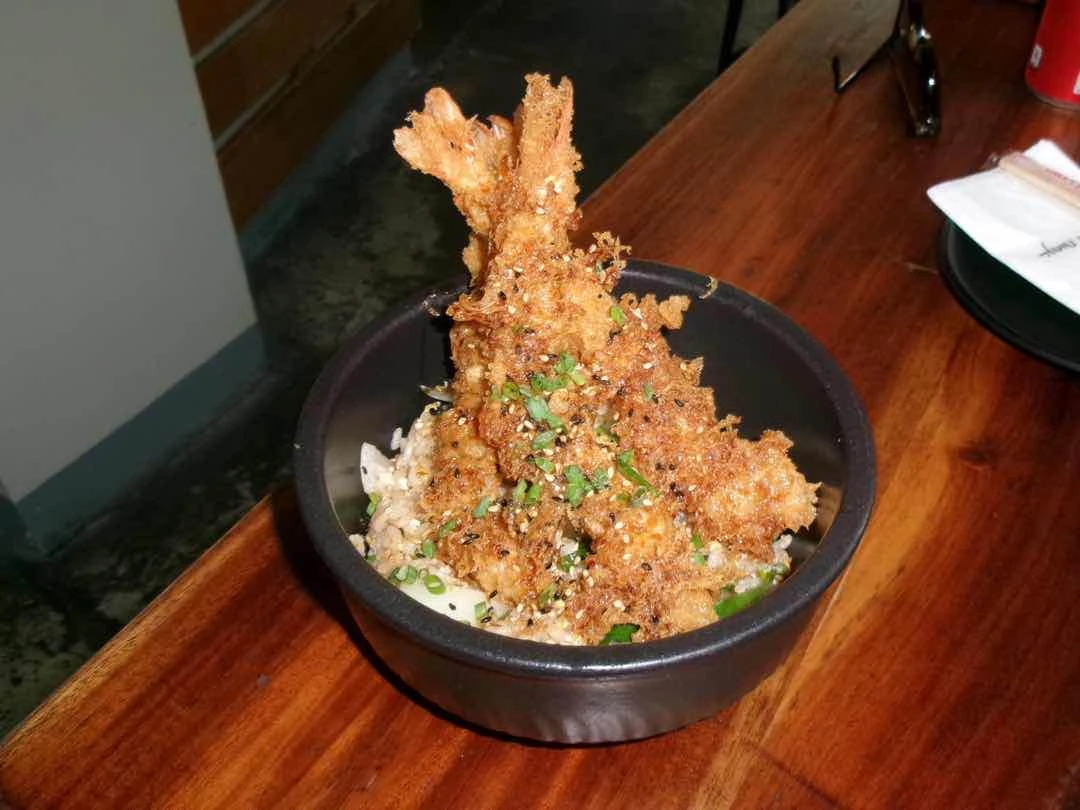 tendon bowl of Sushi Ninja