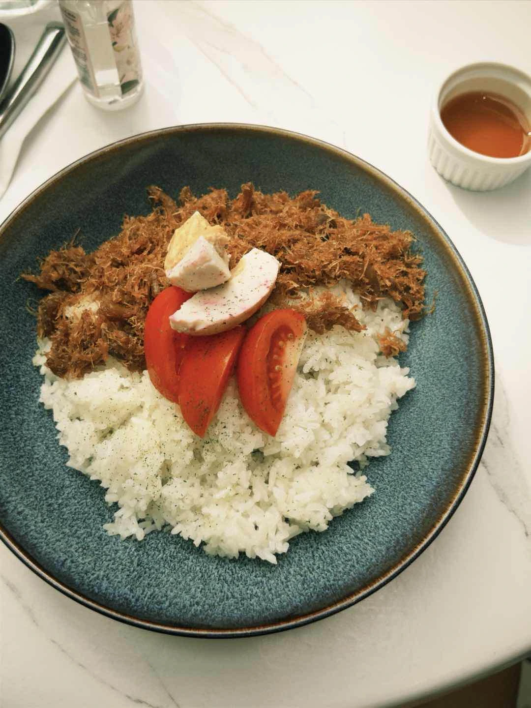 — adobo flakes of Famous Country Waffles