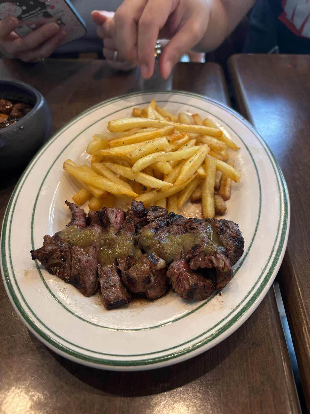 Ribeye steak frites