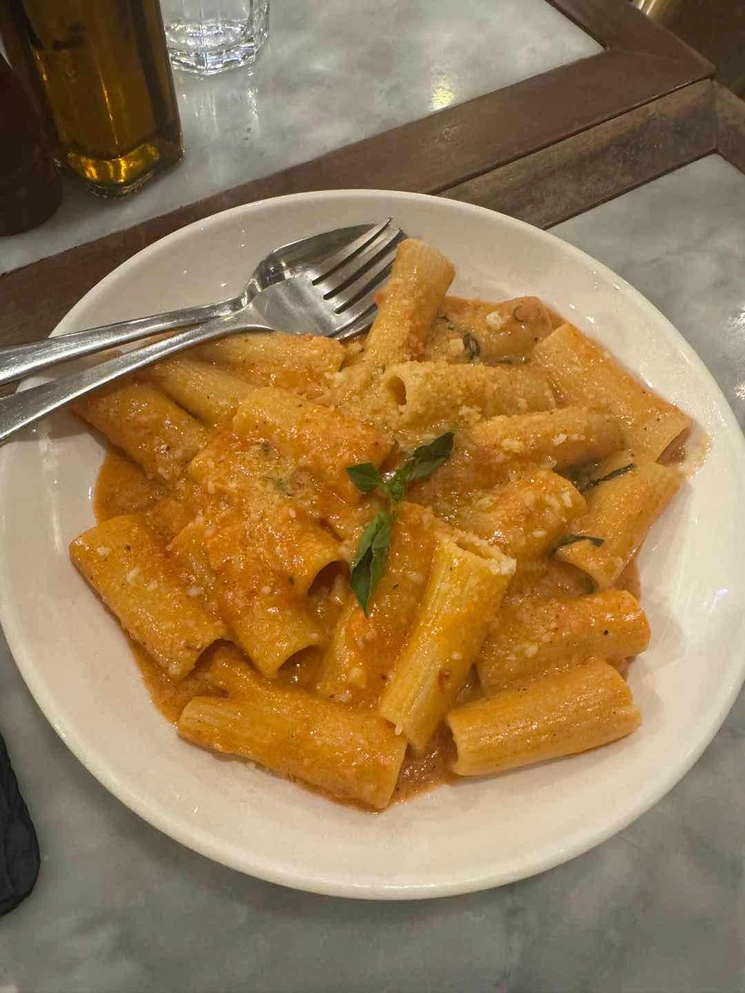 Paccheri Vodka & Straciatella