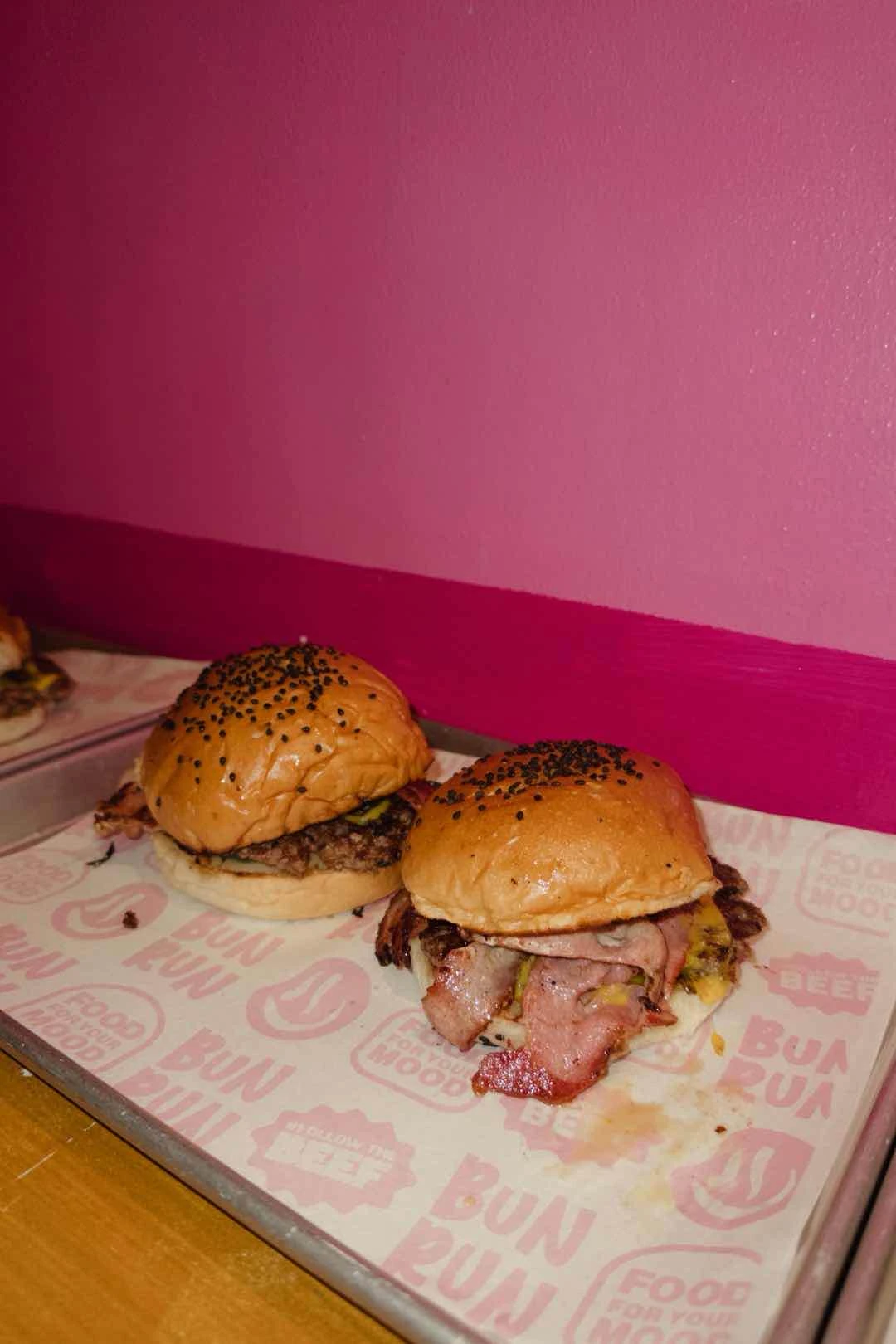 bacon cheeseburger of Bun Run