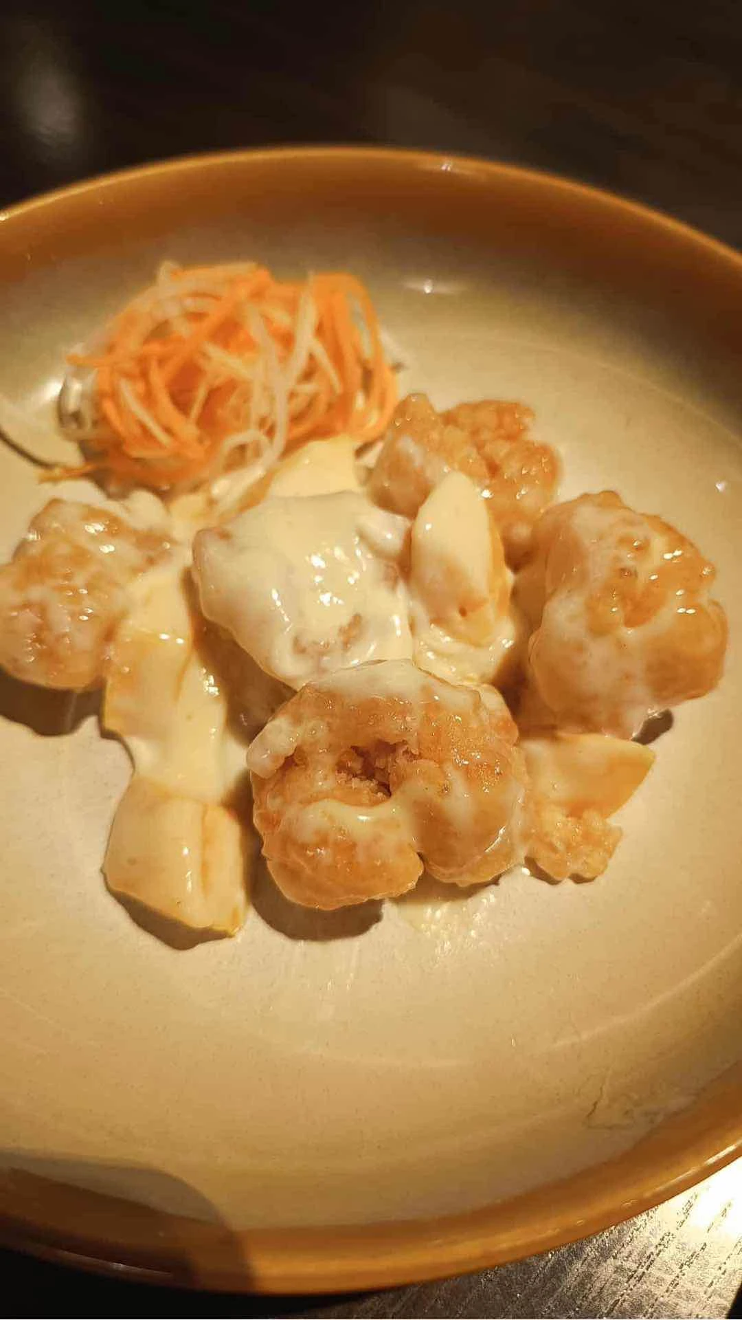 Wok Fried Prawns and Mango Salad