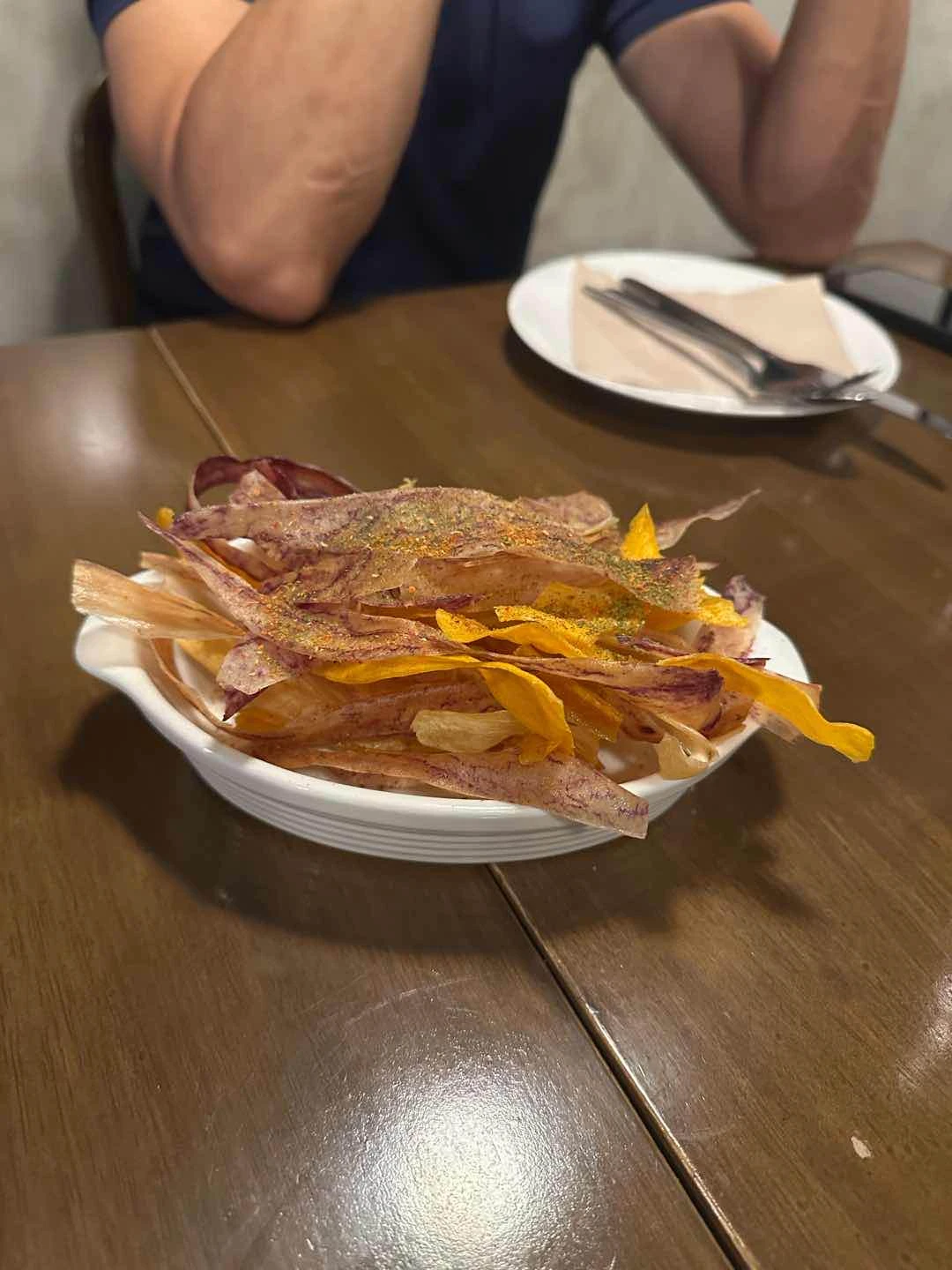 Complementary kamote chips