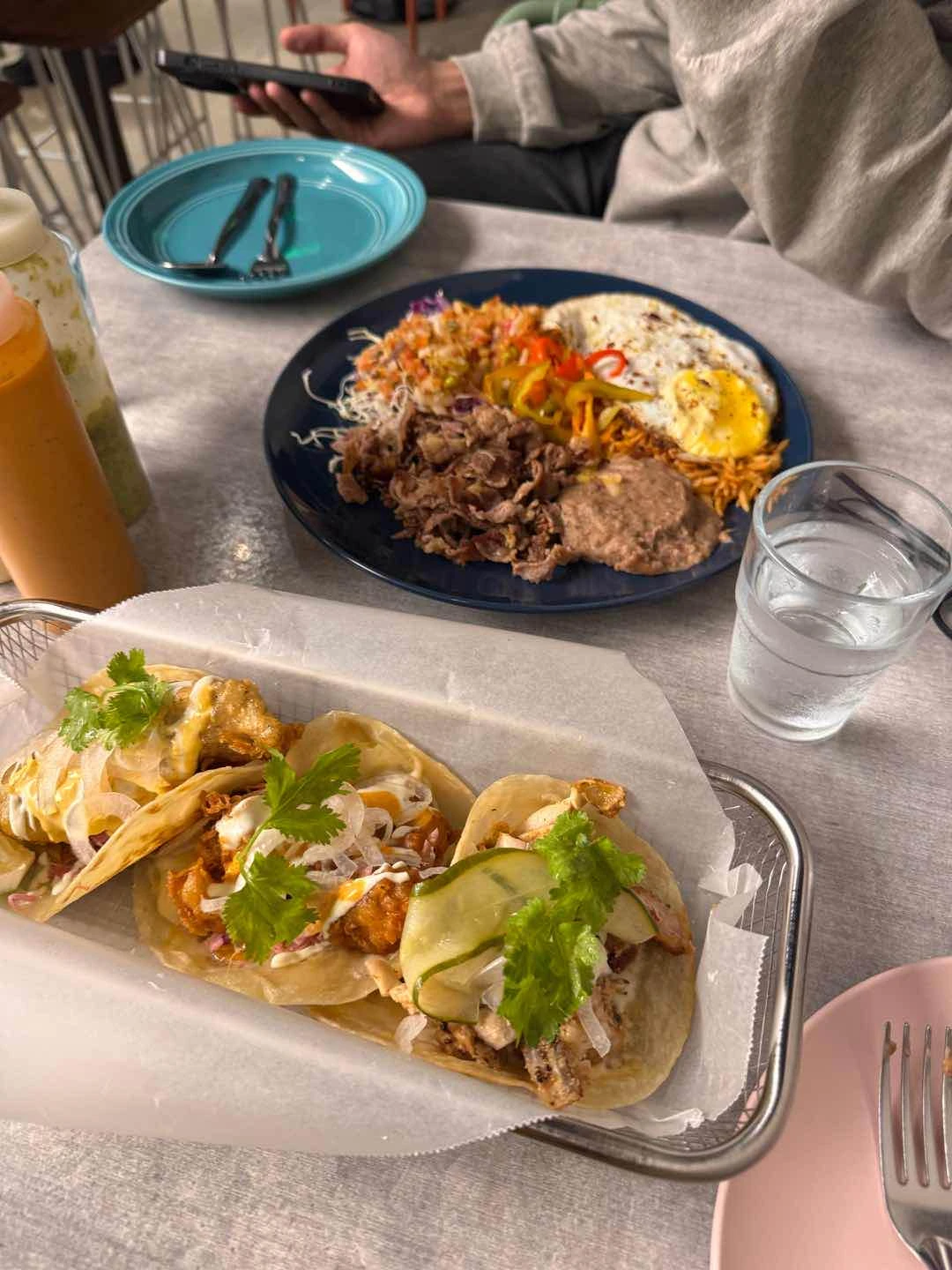 tacos & plate