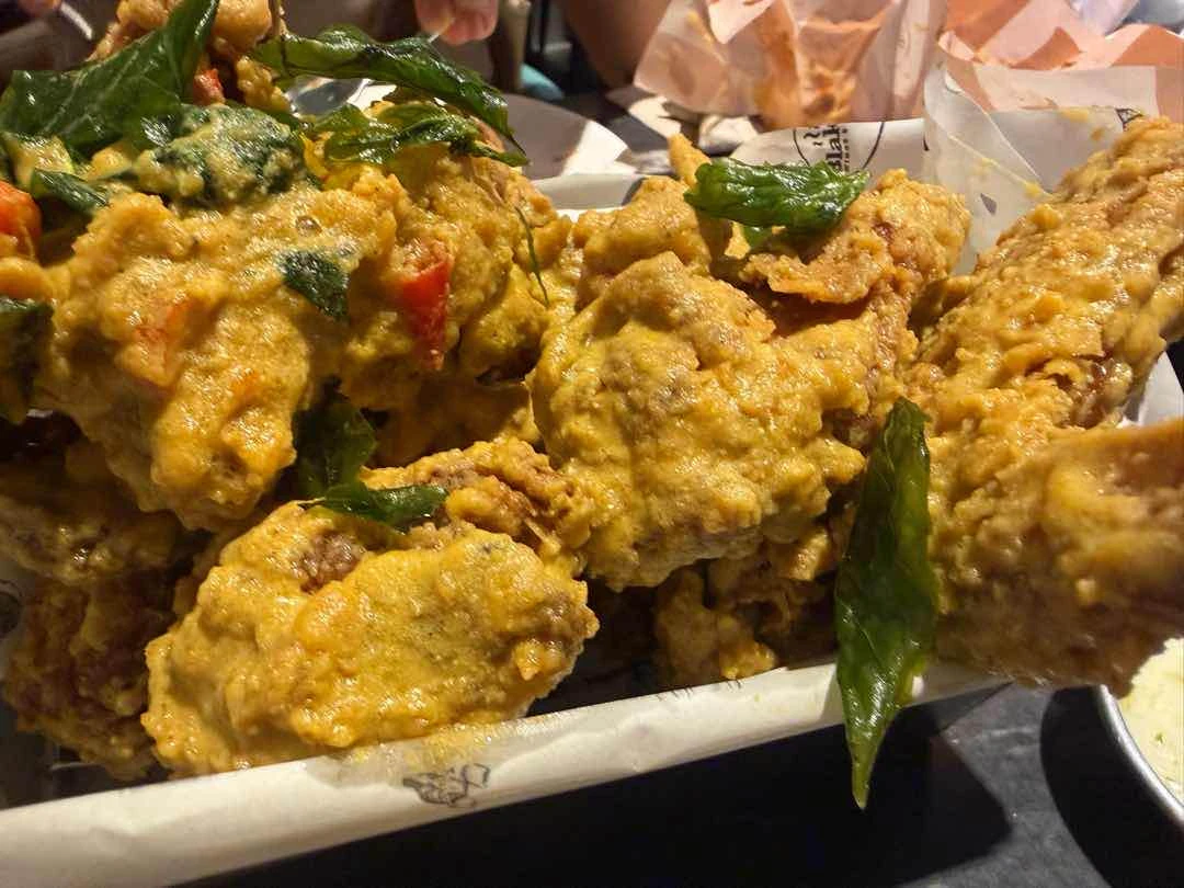 Salted egg wings