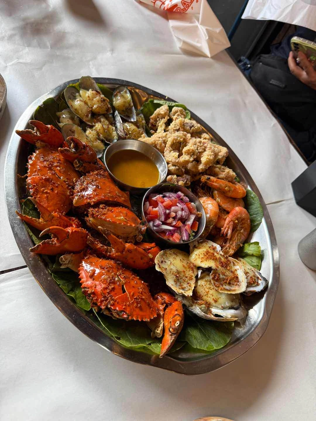 Seafood platter