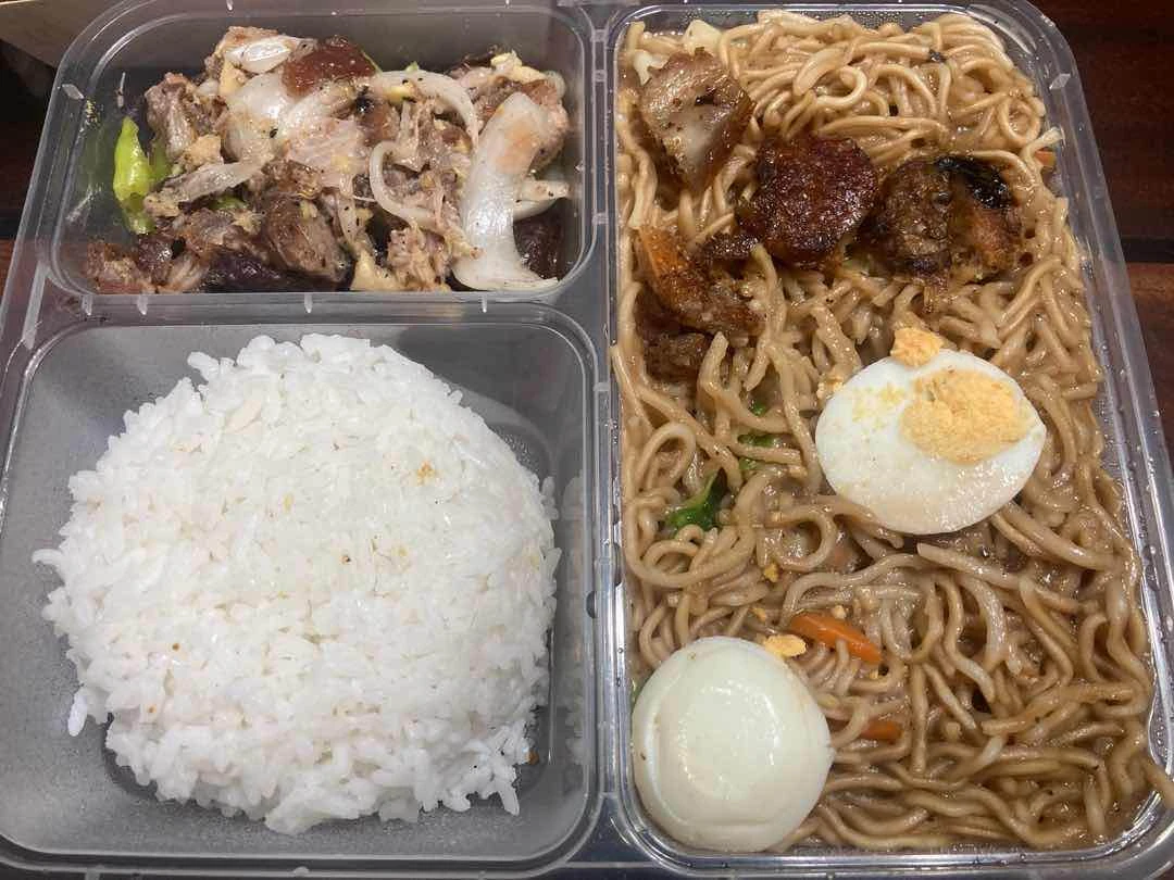 Pancit Cabagan + Dinakdakan + Rice Combo