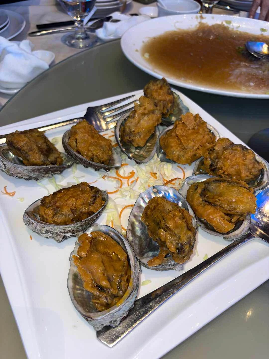 Salted egg abalone