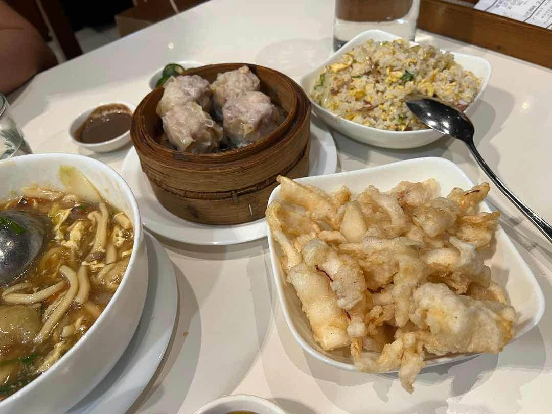Yang chow, Siomai, Fried Squid