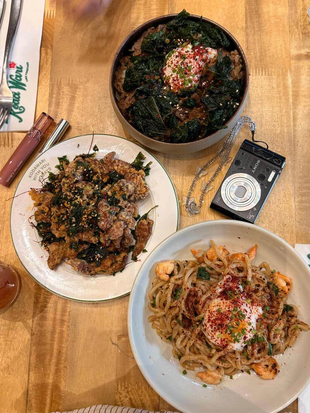 Gyudon, Karaage, & Chilimansi Noodles of Kodawari