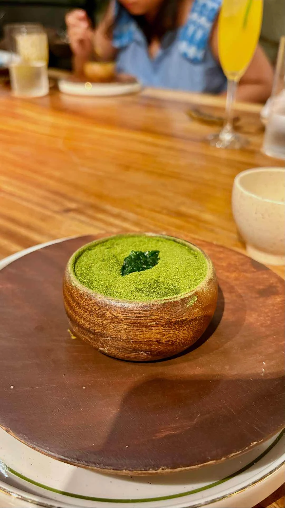 Halaan soup with malunggay powder on top of Toyo Eatery