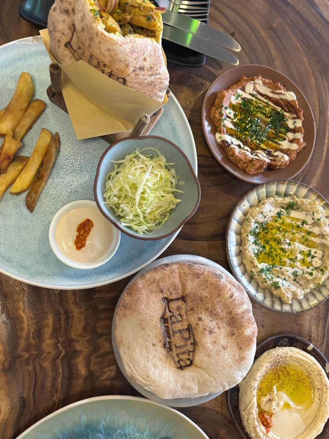 the pita was so goated